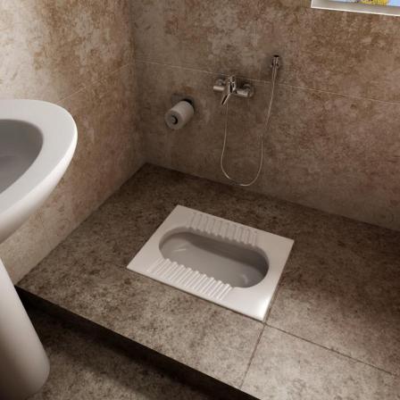 پخش کلی کاسه توالت ایرانی کوچک